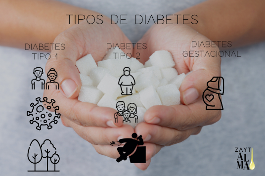 Infografía tipos de diabetes Zayt Alma